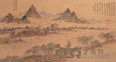 孙桐 苏堤春晓 立轴 118×63cm